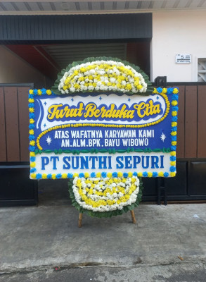 Papan Bunga Duka di Pajar Bulan